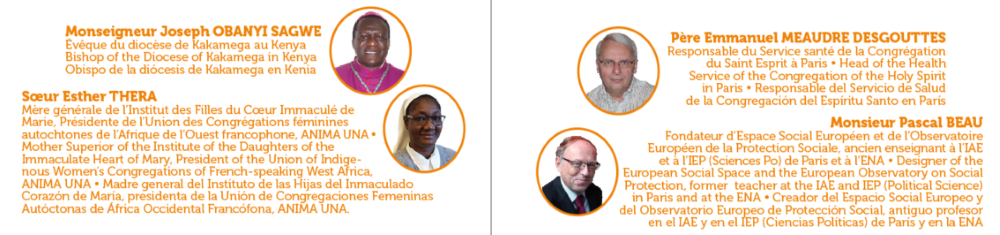 Les intervenants de la Table Ronde du Colloque des 60 ans d de l'EMI